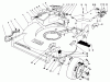 Toro 22035C - Lawnmower, 1987 (7000001-7999999) Ersatzteile HOUSING ASSEMBLY