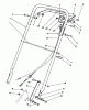 Toro 22036 - Lawnmower, 1992 (2000001-2999999) Ersatzteile HANDLE ASSEMBLY