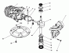Toro 22042 - Lawnmower, 1991 (1000001-1999999) Ersatzteile CRANKSHAFT ASSEMBLY (MODEL NO. 47PL0-3)