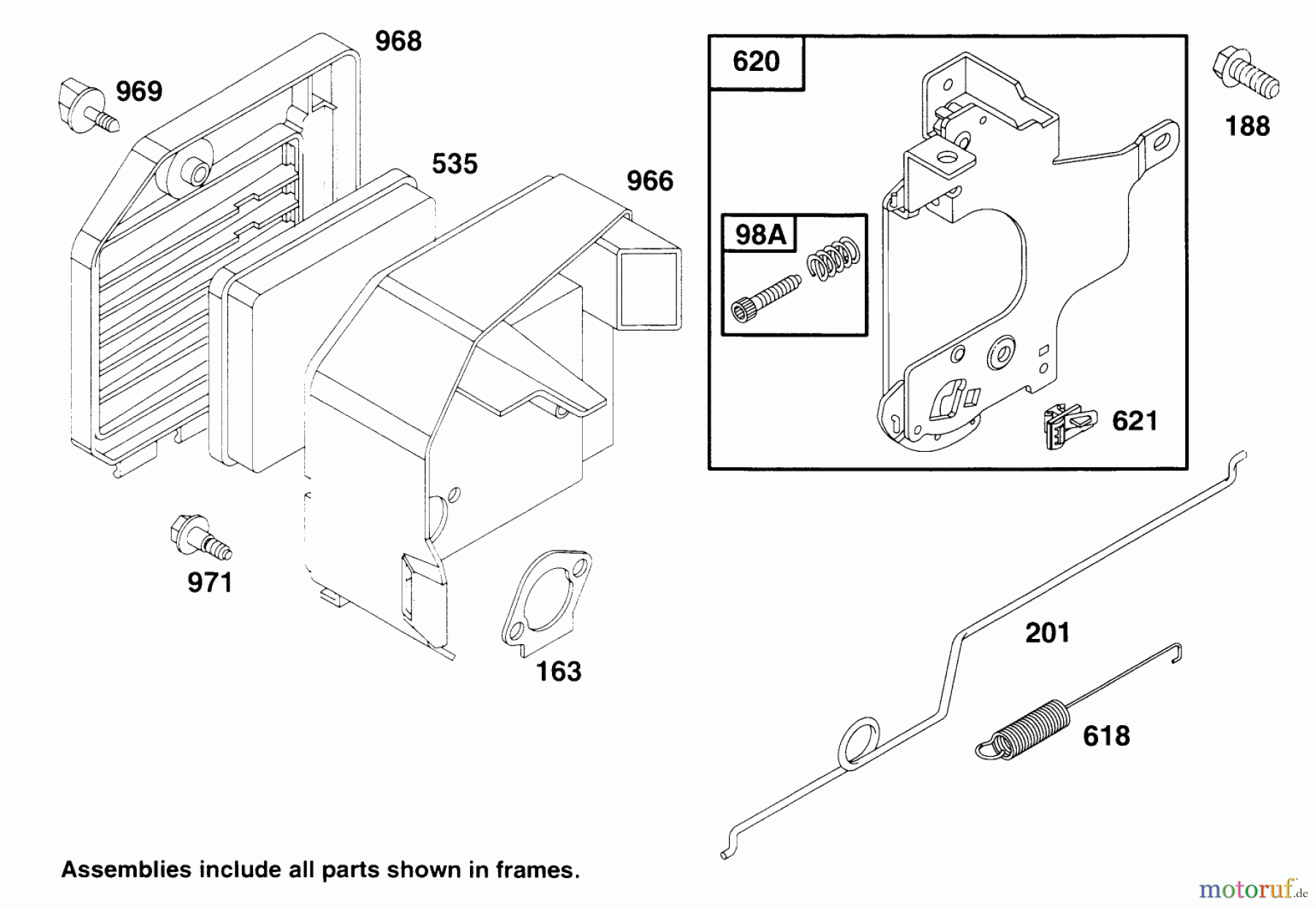  Toro Neu Mowers, Walk-Behind Seite 2 22145 - Toro Lawnmower, 1996 (69000001-69999999) ENGINE GTS 150 #4