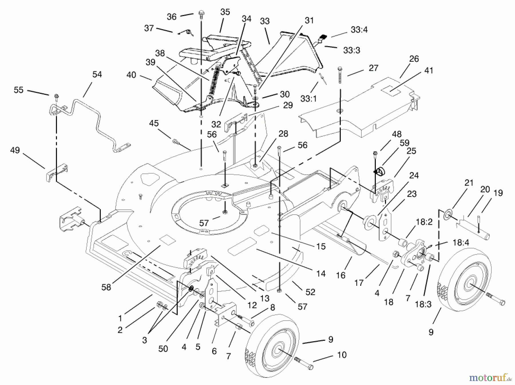  Toro Neu Mowers, Walk-Behind Seite 2 22166 - Toro 21