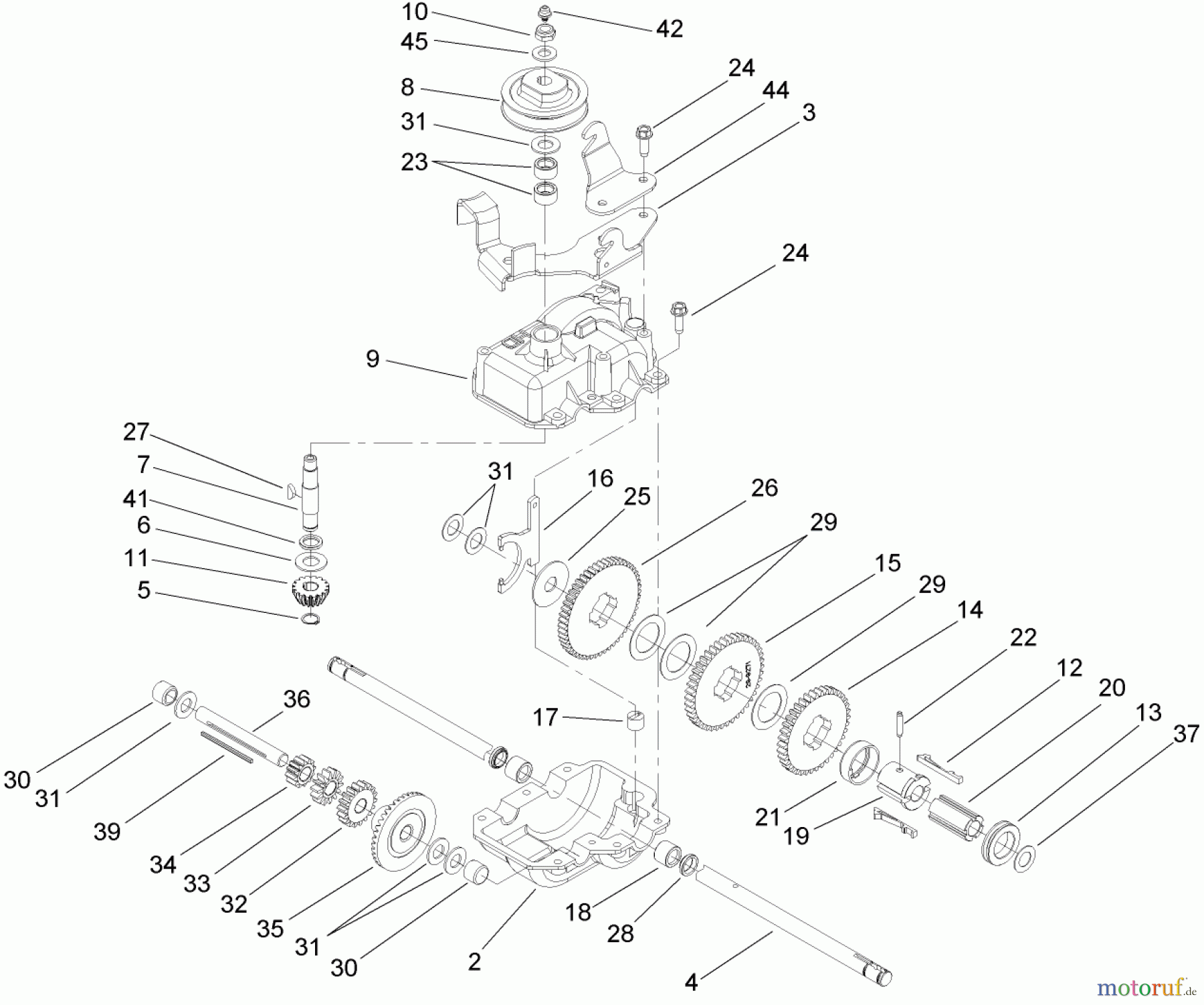  Toro Neu Mowers, Walk-Behind Seite 2 22167 - Toro 21