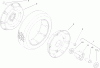 Toro 22168 - 21" Heavy-Duty Recycler/Rear Bagger Lawnmower, 2004 (240000001-240999999) Ersatzteile REAR WHEEL ASSEMBLY
