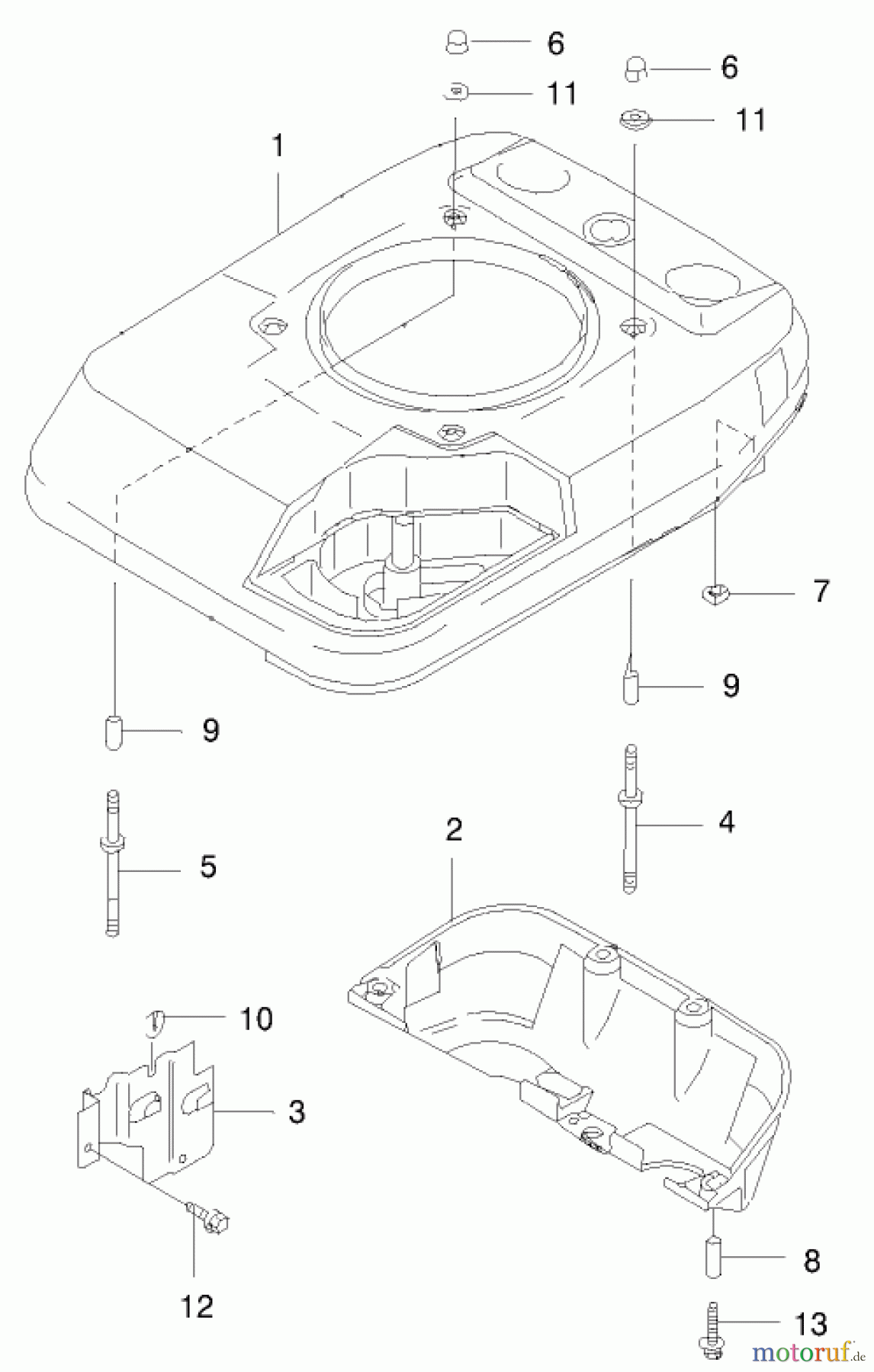 Toro Neu Mowers, Walk-Behind Seite 2 22172 - Toro Recycler Mower, 2000 (200000001-200999999) COOLING EQUIPMENT