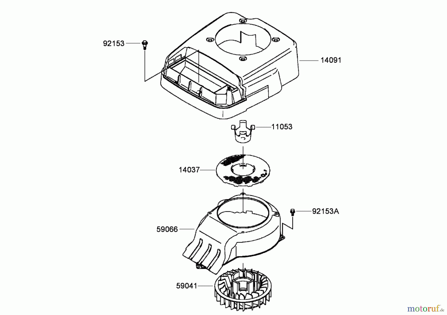  Toro Neu Mowers, Walk-Behind Seite 2 22194 (PT21) - Toro PT21 Trim Mower, 2008 (280000001-280999999) COOLING EQUIPMENT ASSEMBLY KAWASAKI FJ180V-AS34