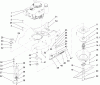 Toro 22196 - 21" Heavy-Duty Recycler/Rear Bagger Lawn Mower, 2007 (270000001-270999999) Ersatzteile ENGINE AND BLADE ASSEMBLY