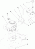 Toro 22196 - 21" Heavy-Duty Recycler/Rear Bagger Lawn Mower, 2012 (SN 312000001-312999999) Ersatzteile ENGINE AND FUEL TANK ASSEMBLY