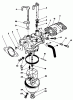 Toro 22510 - Lawnmower, 1988 (8000001-8999999) Ersatzteile CARBURETOR ASSEMBLY MODEL NO. VMH7
