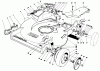 Toro 22525 - Lawnmower, 1987 (7000001-7999999) Ersatzteile HOUSING ASSEMBLY (MODEL NO. 22525)