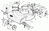 Toro 22580 - Lawnmower, 1990 (0000001-0999999) Ersatzteile HOUSING ASSEMBLY