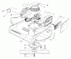 Toro 22701B - Lawnmower, 1996 (69000001-69999999) Ersatzteile ENGINE ASSEMBLY