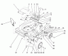 Toro 26562 - Lawnmower, 1990 (0000001-0999999) Ersatzteile HOUSING ASSEMBLY