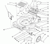 Toro 26622 - Lawnmower, 1991 (1000001-1999999) Ersatzteile HOUSING ASSEMBLY