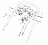 Toro 26623 - Lawnmower, 1991 (0000001-0999999) Ersatzteile TRACTION CONTROL ASSEMBLY