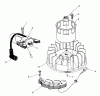 Toro 26624 - Lawnmower, 1990 (0001102-0999999) Ersatzteile MAGNETO & FLYWHEEL ASSEMBLY (ENGINE MODEL NO. VMK9-3)