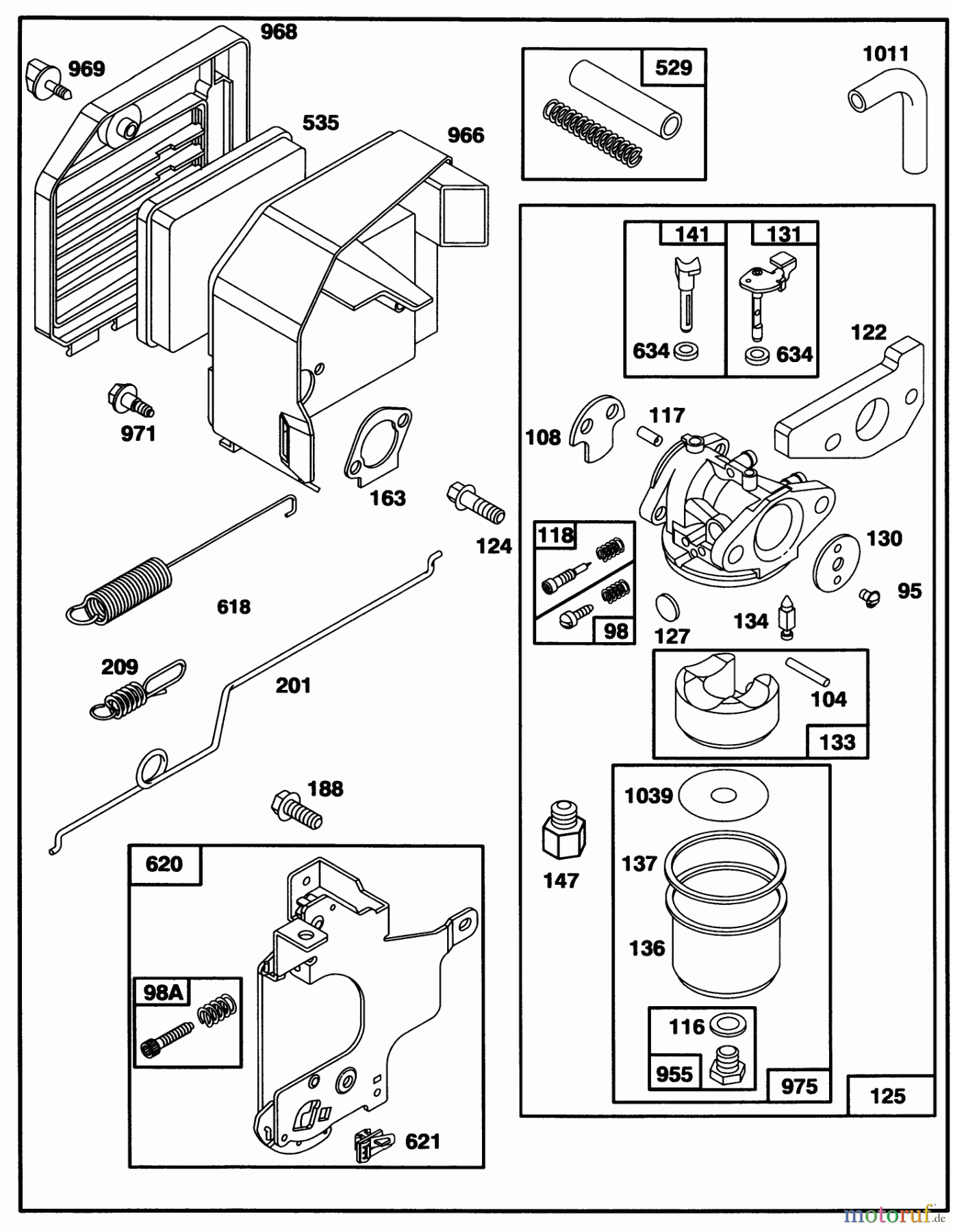 Toro Neu Mowers, Walk-Behind Seite 2 26631B - Toro Lawnmower, 1993 (3900001-3999999) ENGINE GTS-150 #2