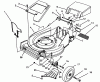 Toro 26631B - Lawnmower, 1993 (3900001-3999999) Ersatzteile HOUSING ASSEMBLY