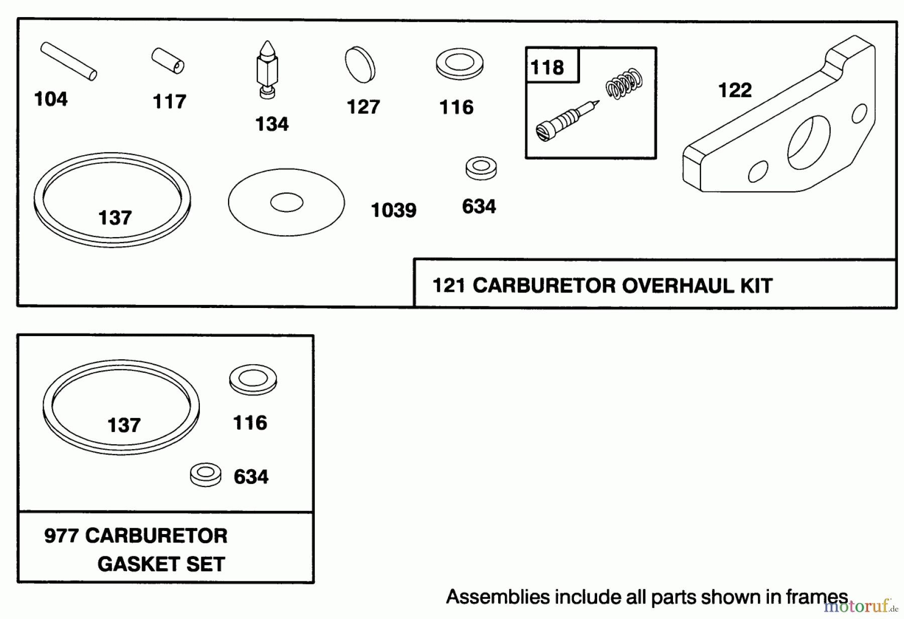 Toro Neu Mowers, Walk-Behind Seite 2 26631B - Toro Lawnmower, 1994 (4900001-4999999) ENGINE GTS 150 #3
