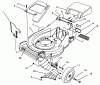 Toro 26631B - Lawnmower, 1994 (4900001-4999999) Ersatzteile HOUSING ASSEMBLY