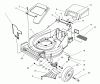 Toro 26632 - Lawnmower, 1997 (7900001-7999999) Ersatzteile HOUSING ASSEMBLY