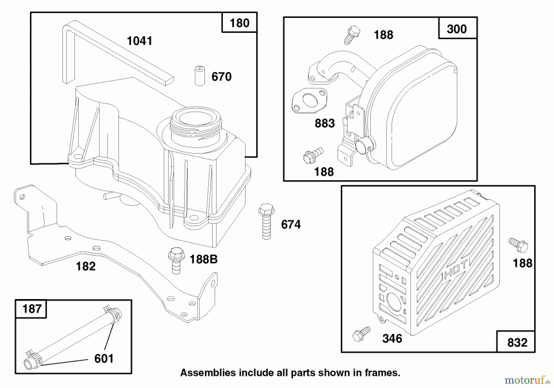 Toro Neu Mowers, Walk-Behind Seite 2 26633B - Toro Lawnmower, 1996 (6900001-6999999) ENGINE GTS 150 #8