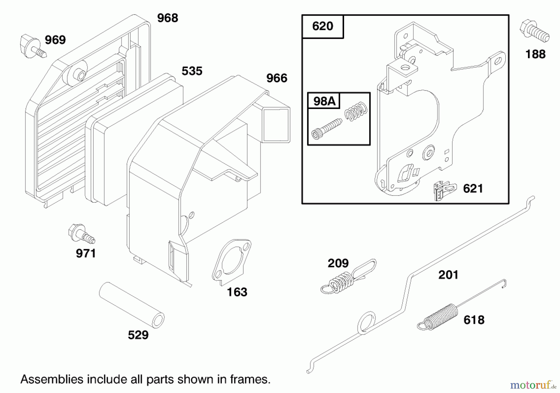  Toro Neu Mowers, Walk-Behind Seite 2 26636 - Toro Lawnmower, 1997 (7900001-7999999) ENGINE GTS-150 #4