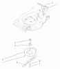Toro 26637 - Lawnmower, 1998 (8900001-8999999) Ersatzteile BLADE ASSEMBLY