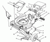 Toro 26640B - Lawnmower, 1993 (3900001-3999999) Ersatzteile HOUSING ASSEMBLY