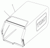 Toro 26683 - Lawnmower, 1990 (0000001-0999999) Ersatzteile GRASS BAG ASSEMBLY NO. 13-6349
