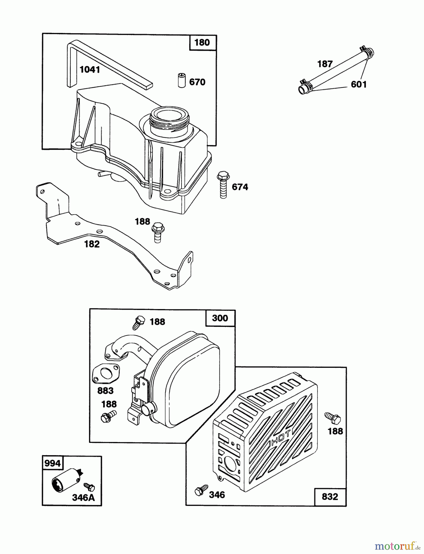  Toro Neu Mowers, Walk-Behind Seite 2 27500 - Toro Lawnmower, 1992 (2000001-2999999) ENGINE GTS-150 77-8980 #4