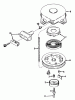 Toro 23267 - Lawnmower, 1985 (5000001-5999999) Ersatzteile REWIND STARTER NO. 590420A