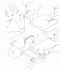 Toro 74140 (724-Z) - 724-Z Tractor, 1995 (590001-599999) Ersatzteile FENDERS AND COVERS