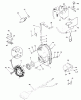 Toro 74140 (724-Z) - 724-Z Tractor, 1995 (590001-599999) Ersatzteile GEARCASE AND IGNITION CONTROLS