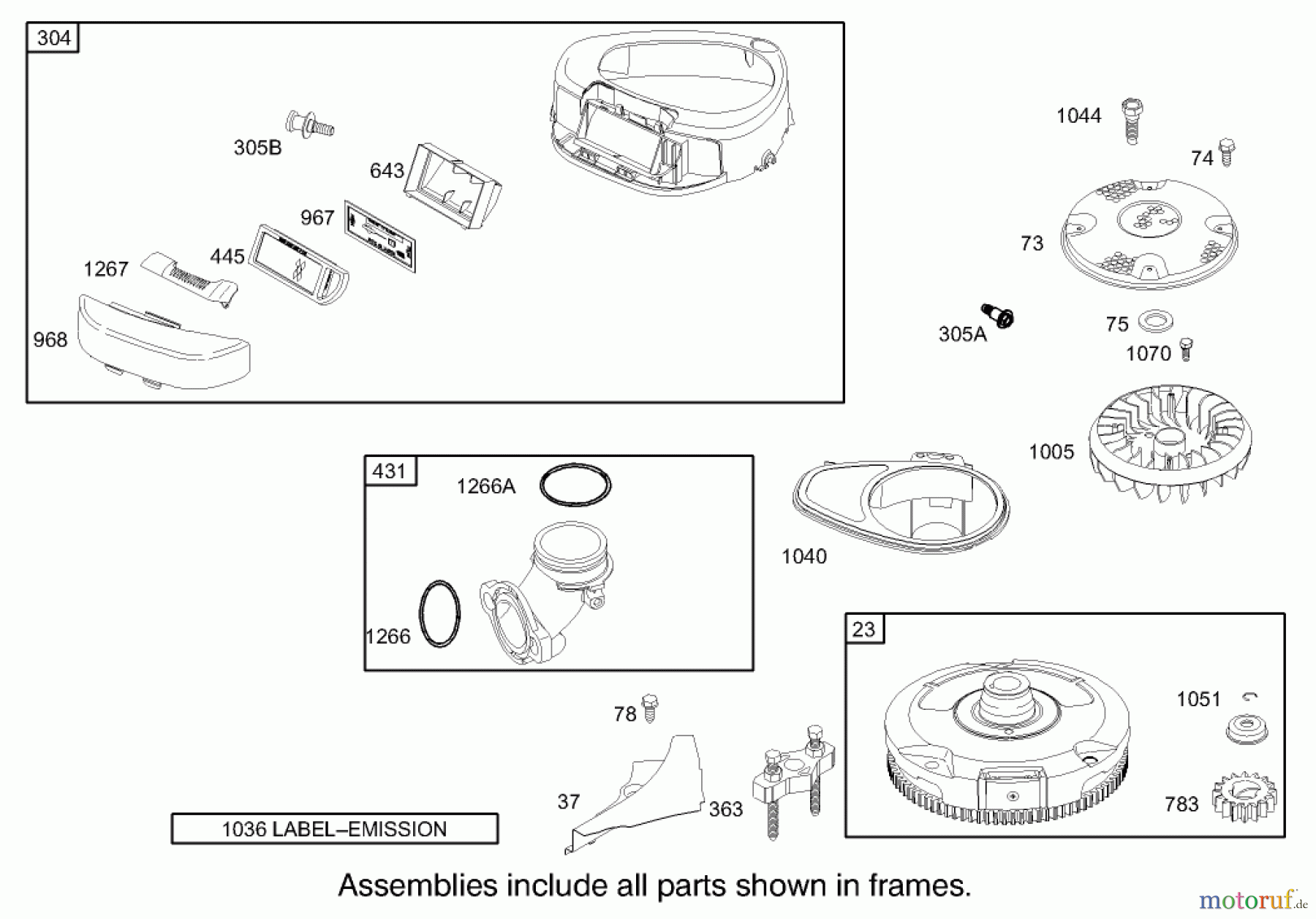  Toro Neu Mowers, Zero-Turn 74325 (16-42Z) - Toro 16-42Z TimeCutter Z Riding Mower, 2003 (230000001-230999999) BLOWER HOUSING ASSEMBLY ENGINE BRIGGS AND STRATTON MODEL 286H77-0165-E1