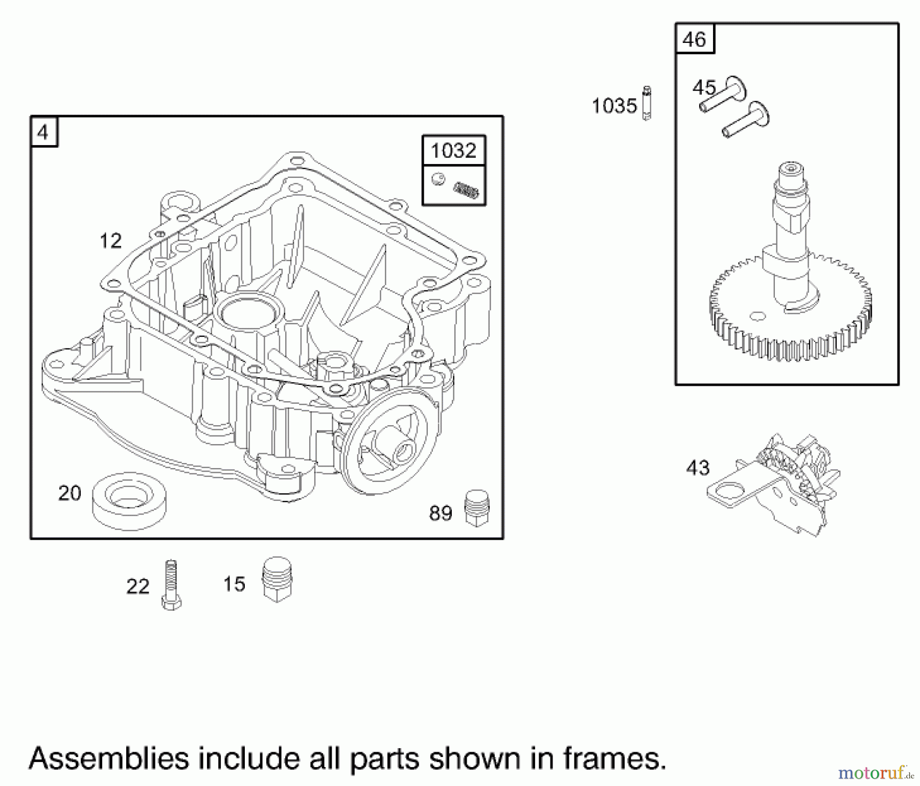  Toro Neu Mowers, Zero-Turn 74350 (17-42Z) - Toro 17-42Z TimeCutter Z Riding Mower, 2003 (230000001-230999999) CRANKCASE ASSEMBLY BRIGGS AND STRATTON 31F777-0162-E1