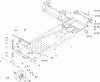 Toro 74370 (Z5000) - TimeCutter Z5000 Riding Mower, 2007 (270000001-270999999) Ersatzteile FRAME ASSEMBLY
