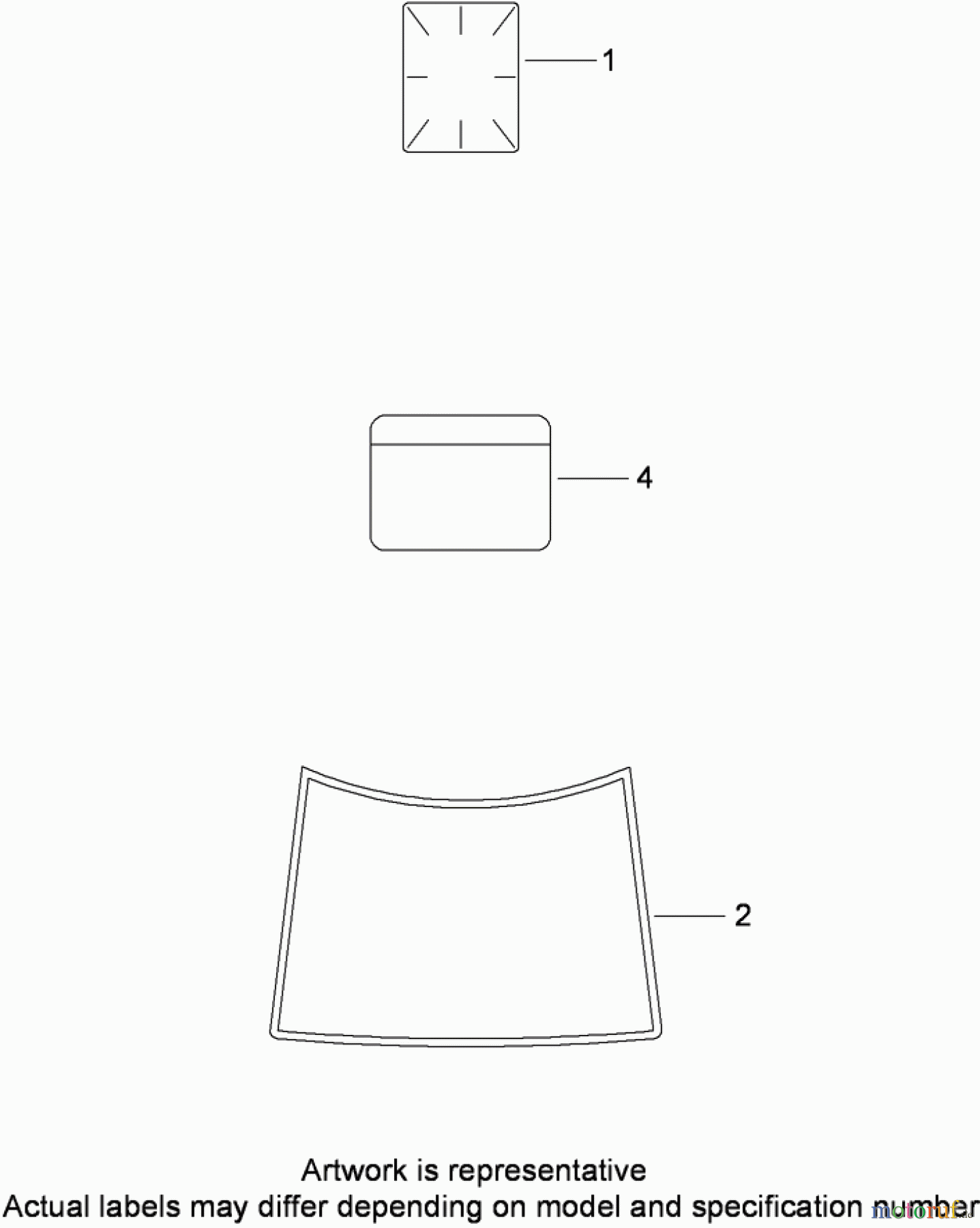  Toro Neu Mowers, Zero-Turn 74381 (Z4202) - Toro TimeCutter Z4202 Riding Mower, 2009 (290000001-290000210) DECALS KOHLER SV710-0031