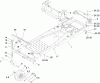 Toro 74391 (Z5000) - TimeCutter Z5000 Riding Mower, 2008 (280000001-280999999) Ersatzteile FRAME ASSEMBLY