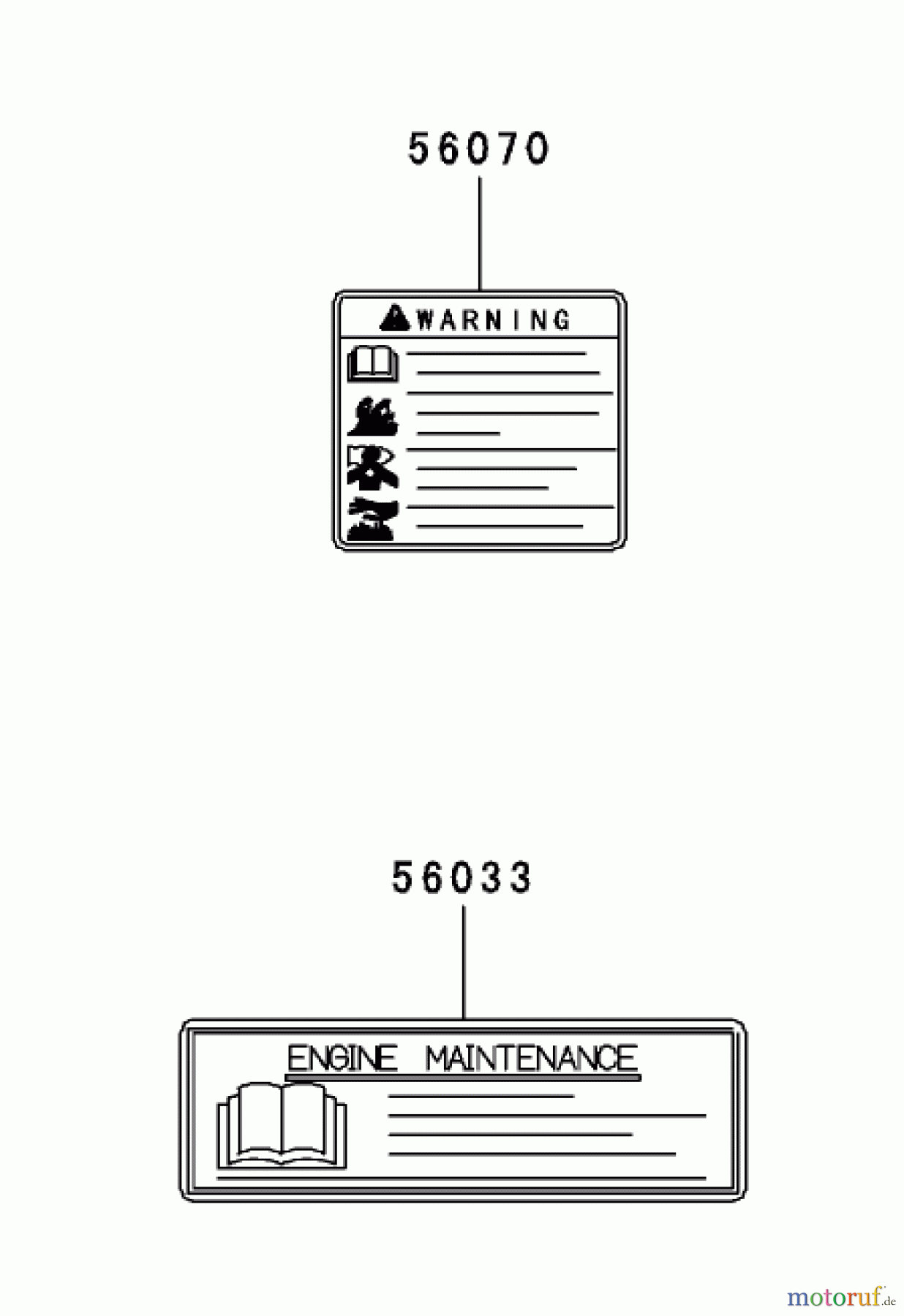  Toro Neu Mowers, Zero-Turn 74401 (Z17-44) - Toro Z17-44 TimeCutter Z Riding Mower, 2002 (220000001-220999999) LABEL ASSEMBLY KAWASAKI FH500V-AS36