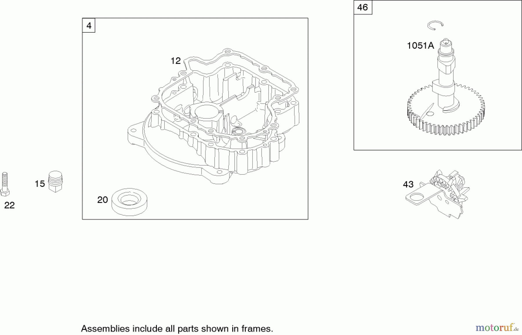 Toro Neu Mowers, Zero-Turn 74402 (14-38Z) - Toro 14-38Z TimeCutter Z Riding Mower, 2004 (240000001-240999999) CRANKCASE ASSEMBLY BRIGGS AND STRATTON 280H07-0166-E1
