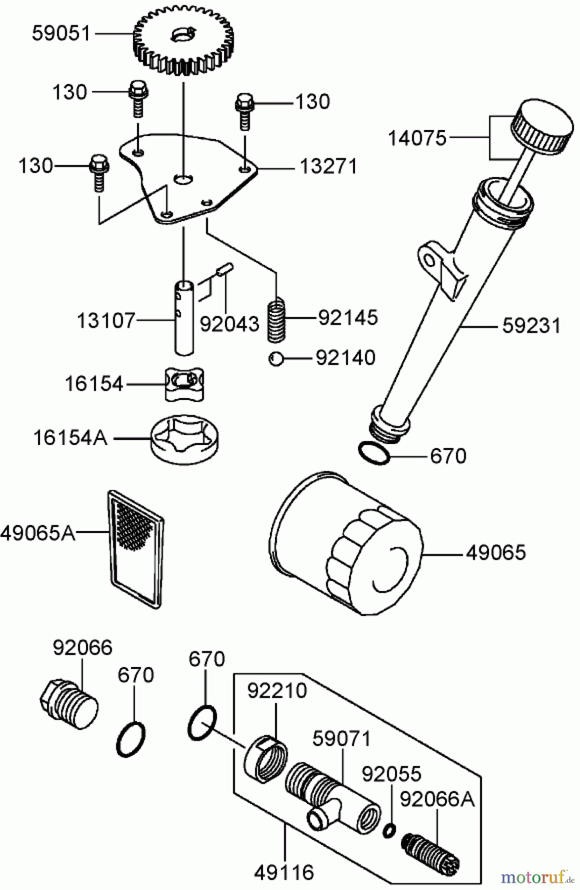  Toro Neu Mowers, Zero-Turn 74406 (ZX440) - Toro TimeCutter ZX440 Riding Mower, 2006 (260000241-260999999) LUBRICATION EQUIPMENT ASSEMBLY KAWASAKI FH541V-BS50-R