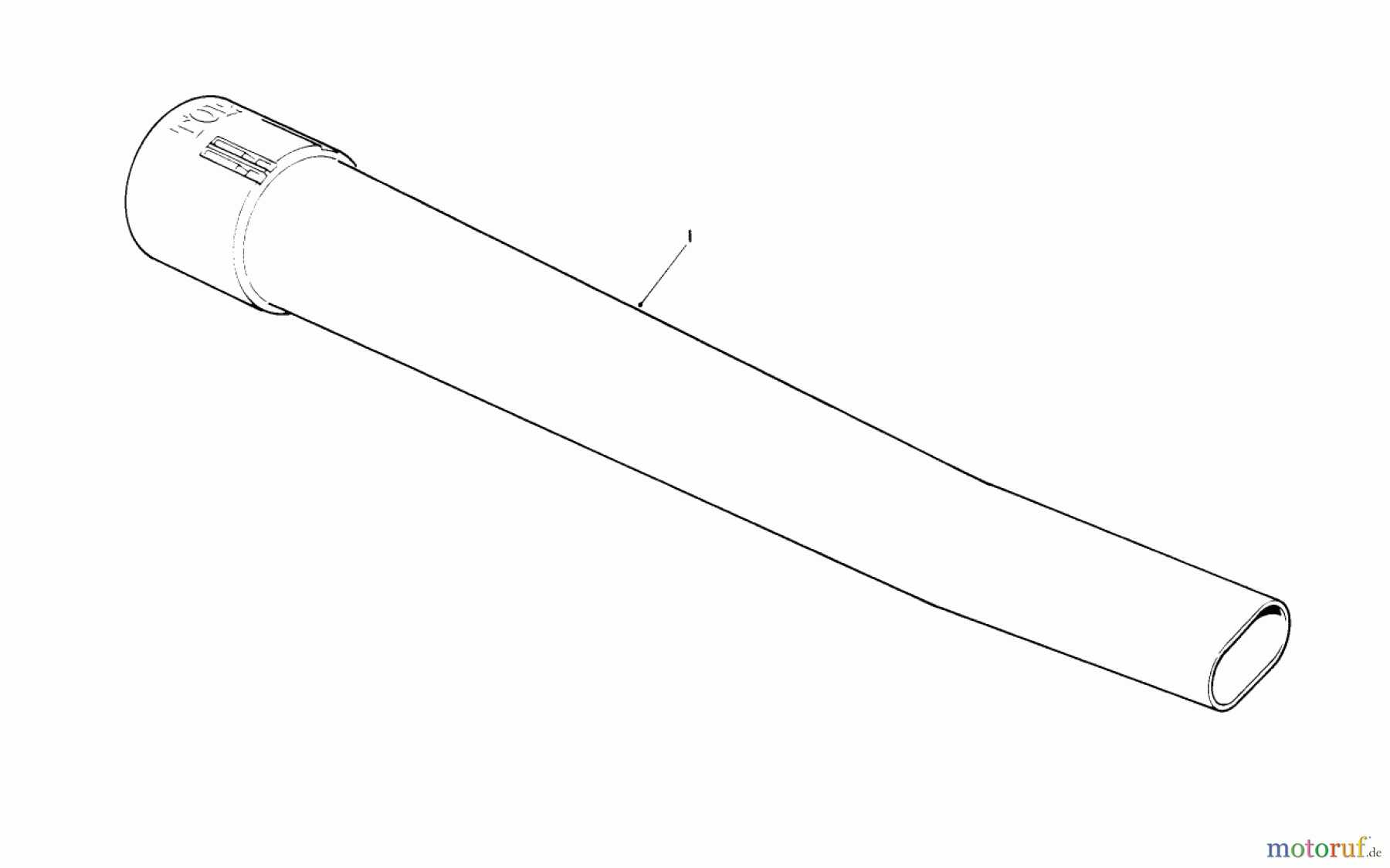  Toro Neu Blowers/Vacuums/Chippers/Shredders 51740 - Toro Mini Blower, 1992 (2000001-2999999) BLOWER TUBE