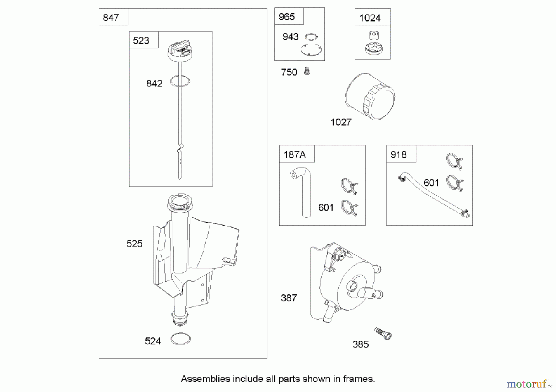Toro Neu Mowers, Zero-Turn 74602 (18-44ZX) - Toro 18-44ZX TimeCutter ZX Riding Mower, 2004 (240000001-240999999) OIL FLITER, TUBE AND PUMP ASSEMBLY BRIGGS AND STRATTON 31M777-0167-E1