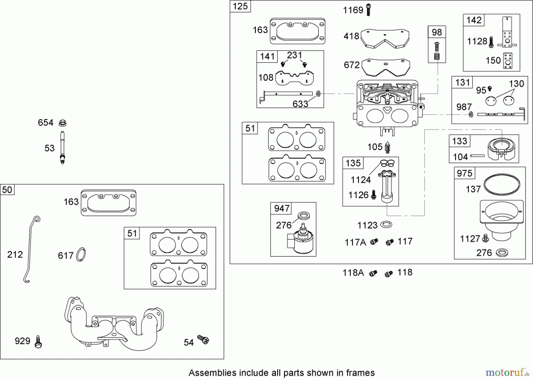 Toro Neu Mowers, Zero-Turn 74812 (Z4800) - Toro TITAN Z4800 Zero-Turn-Radius Riding Mower, 2007 (270000001-270999999) CARBURETOR ASSEMBLY BRIGGS AND STRATTON 44K777-0123-E1
