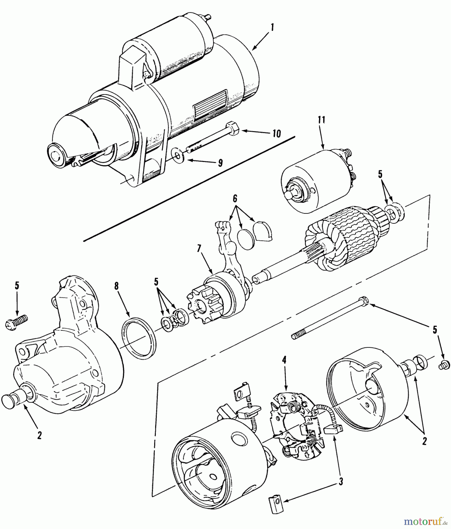  Toro Neu Mowers, Zero-Turn Y1-16OE01 (616-Z) - Toro 616-Z Tractor, 1989 SECTION 10-STARTER