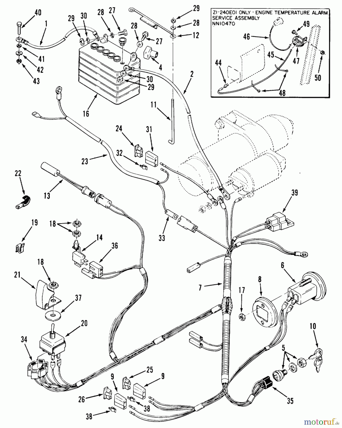  Toro Neu Mowers, Zero-Turn Z1-24OE01 (724-Z) - Toro 724-Z Tractor, 1988 SECTION 12-ELECTRICAL SYSTEM