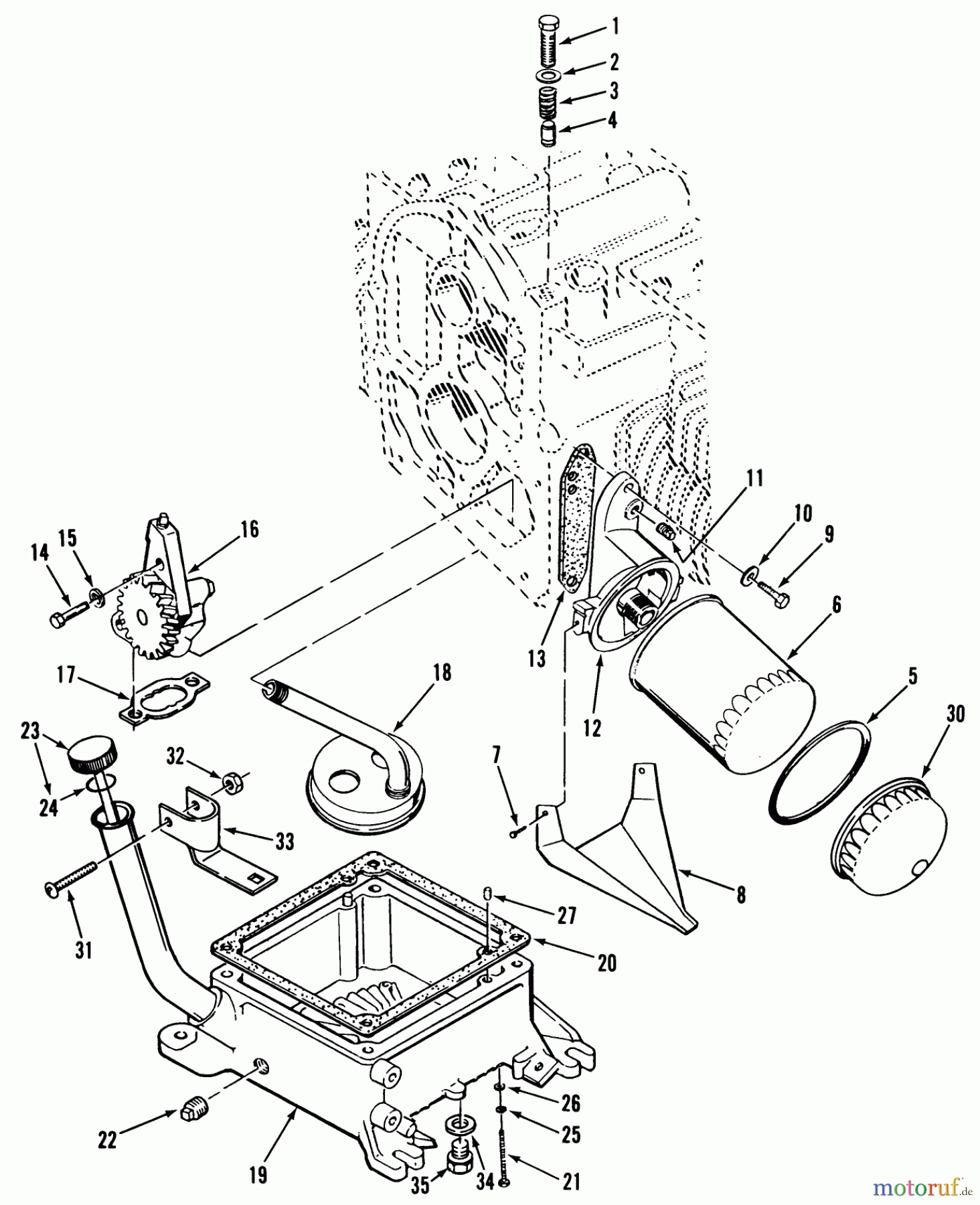  Toro Neu Mowers, Zero-Turn Z1-24OE03 (724-Z) - Toro 724-Z Tractor, 1990 OIL SYSTEM