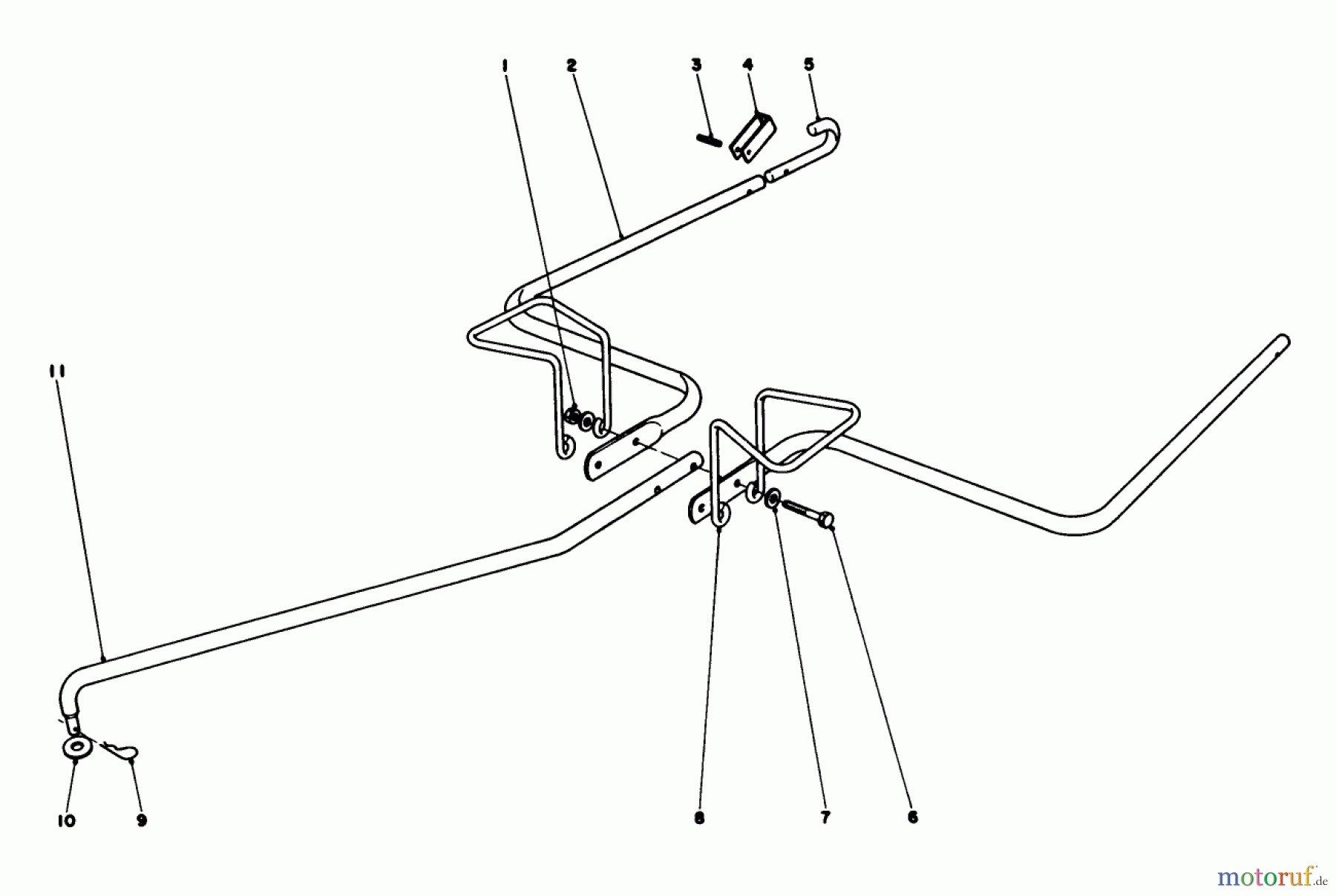  Toro Neu Blowers/Vacuums/Chippers/Shredders 62923 - Toro 5 hp Lawn Vacuum, 1987 (7000001-7999999) HITCH KIT (MODEL 59087) (OPTIONAL)