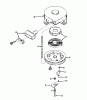 Toro 31625 (524) - 524 Snowthrower, 1977 (7000001-7999999) Ersatzteile REWIND STARTER NO. 590473 (5 AND 7 H.P. SNOWTHROWER MODEL NOS. 31625 AND 31677)