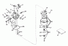 Toro 31626 (526) - 526 Snowthrower, 1971 (1000001-1999999) Ersatzteile CARBURETOR ASSEMBLY MODEL NO. 630992B